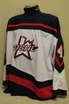 Authentic Reebok WHL CHL Hockey Jersey Red Size 58 Prospects Fight Strap  Goalie